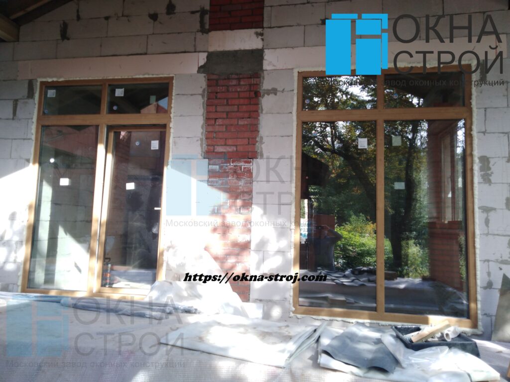 Остекление окон в коттеджах