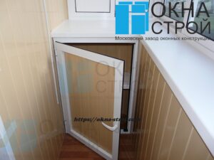 Холодное остекление балкона КОПЭ с выносом