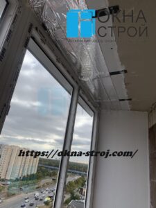 Правильная установка козырька при остеклении