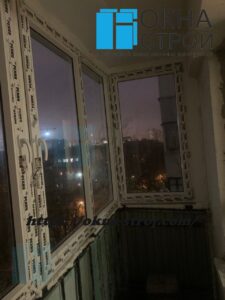Остекление рамами ПВХ в одно стекло