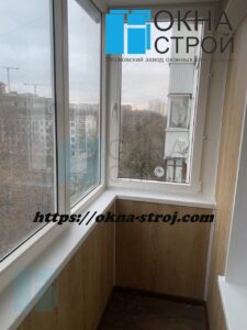 Остекление ПВХ в хрущевке в одно стекло
