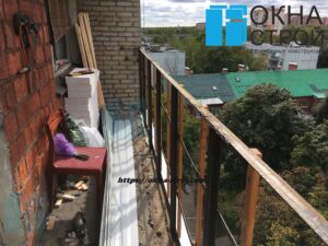 Укрепление железного парпаета сваркой