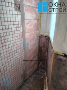 Процесс создания рабочего кабинета на балконе Сапожок П-44Т