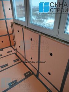 Процесс создания рабочего кабинета на балконе Сапожок П-44Т