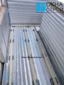 Процесс создания рабочего кабинета на балконе Сапожок П-44Т
