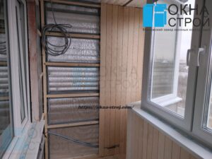 Рабочий кабинет на балконе Сапожок П-44Т и процесс выполнения работ